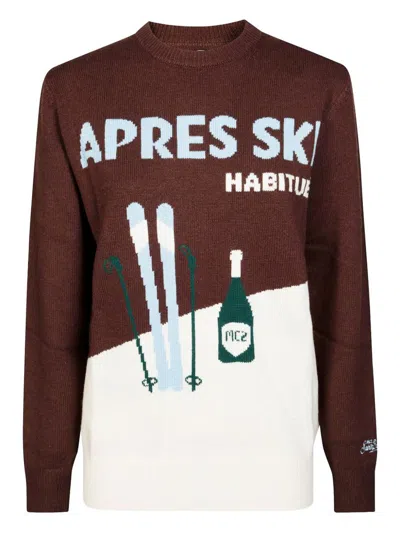 Mc2 Saint Barth Sweaters In Brown