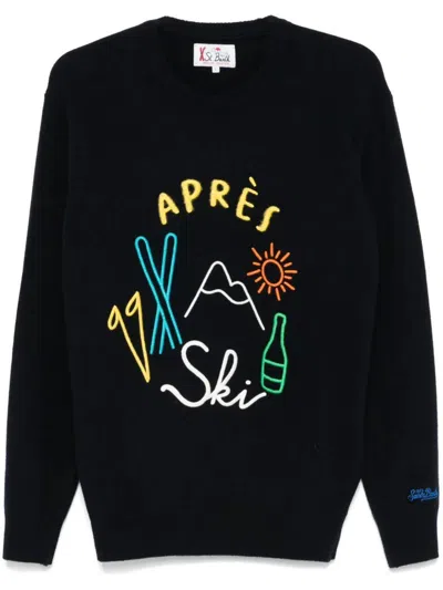 Mc2 Saint Barth Sweaters In Dark Blue
