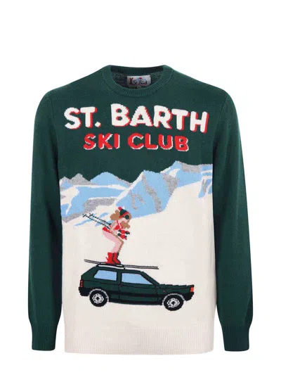 Mc2 Saint Barth Sweaters In Green