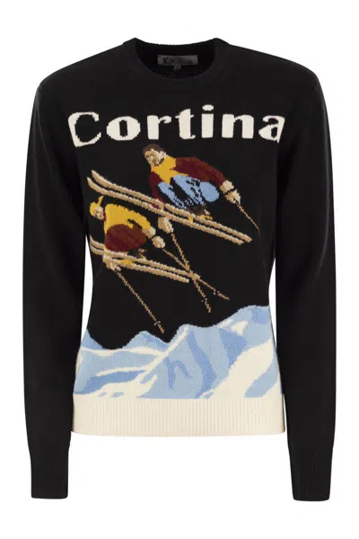 MC2 SAINT BARTH MC2 SAINT BARTH CORTINA WOOL AND CASHMERE BLEND JUMPER