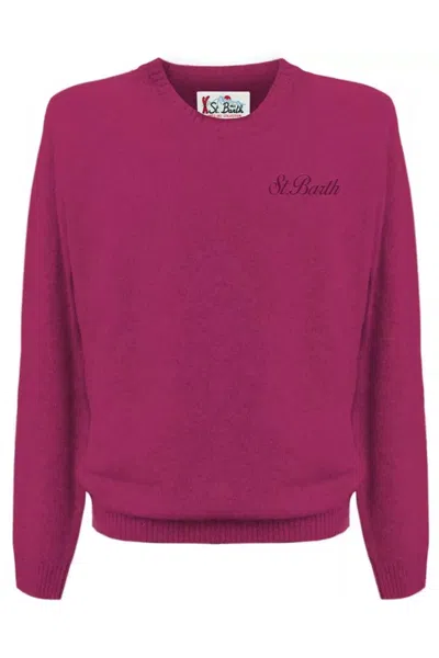 Mc2 Saint Barth Sweaters Plum In Pink