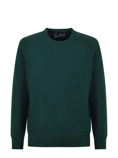 Mc2 Saint Barth Sweaters In Verde Inglese