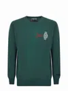 Mc2 Saint Barth Maglione Heron In Green