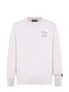 Mc2 Saint Barth Gc Watch-on Wrist Sweatshirt In White