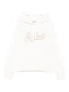 Mc2 Saint Barth Virginia Logo Sweatshirt In White