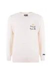 Mc2 Saint Barth Sweater In Wool And Cashemere In White