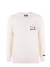 Mc2 Saint Barth Sweater In Wool And Cashemere In White