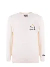 Mc2 Saint Barth Sweater In Wool And Cashemere In White