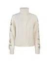 Mc2 Saint Barth Adler St. Moritz Roll-neck Sweater In White