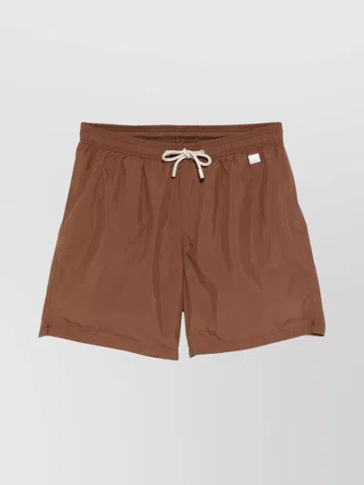 MC2 SAINT BARTH SWIM TRUNKS FEATURING BACK POCKET AND ELASTIC WAISTBAND