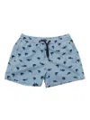 Mc2 Saint Barth Patmos Jr Swim Shorts In Blue