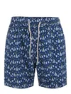 Mc2 Saint Barth Lightning Patterned Swim Shorts