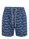 Mc2 Saint Barth Lightning Patterned Swim Shorts