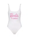 Mc2 Saint Barth X Barbie Lora Swimsuit In White