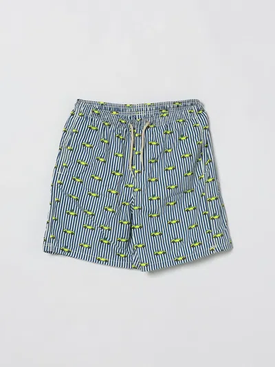 Mc2 Saint Barth Kids'  スイムウェア ボーイ カラー ブルー In Blue