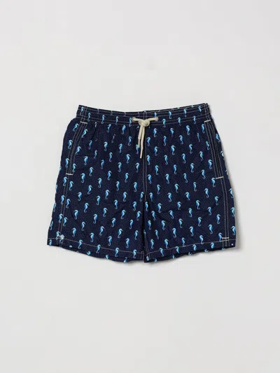 Mc2 Saint Barth Swimsuit Kids Color Blue 2 In White