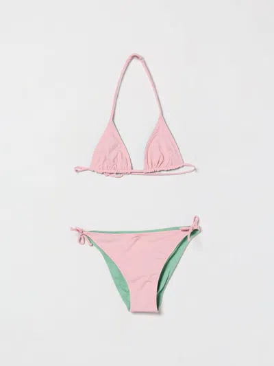 Mc2 Saint Barth Babies'  Swimsuit Kids Color Pink In Multi