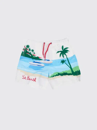 Mc2 Saint Barth Kids' スイムウェア  ボーイ カラー マルチカラー In White