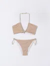 Mc2 Saint Barth Swimsuit  Kids Color Beige In ベージュ