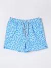 Mc2 Saint Barth Swimsuit  Kids Color Gnawed Blue In Gnawed Blue