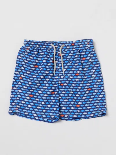 Mc2 Saint Barth Swimsuit  Kids In Gnawed Blue