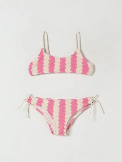 Mc2 Saint Barth Babies' Swimsuit  Kids Color Pink
