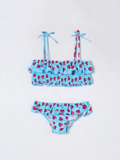 Mc2 Saint Barth Swimsuit  Kids Color Turquoise In Blue