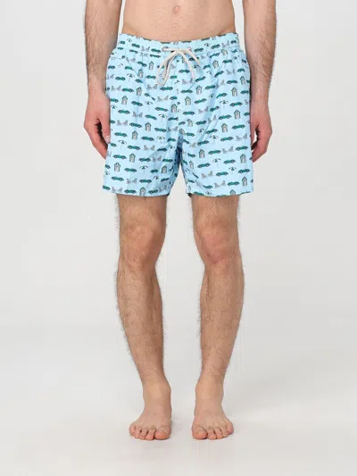 Mc2 Saint Barth Swimsuit  Men Color Blue 1