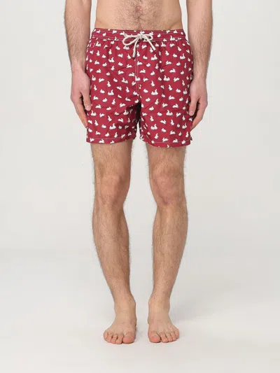 Mc2 Saint Barth Swimsuit  Men Color Burgundy