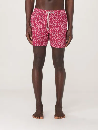 Mc2 Saint Barth Swimsuit  Men Color Burgundy In Burgunderrot