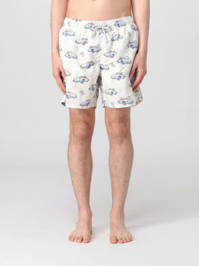 Mc2 Saint Barth Swimsuit  Men Color Cream In White
