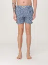 Mc2 Saint Barth Swimsuit  Men Color Gnawed Blue In Gnawed Blue