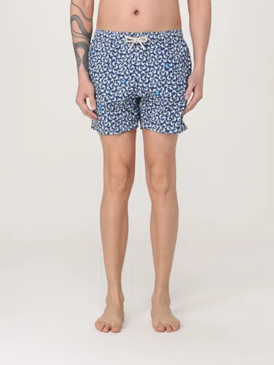 Mc2 Saint Barth Swimsuit  Men Color Gnawed Blue
