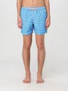 Mc2 Saint Barth Swimsuit  Men Color Gnawed Blue In Gnawed Blue