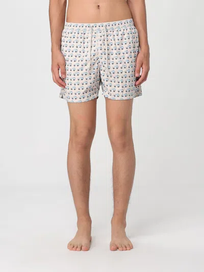 Mc2 Saint Barth Swimsuit  Men Color Multicolor In White