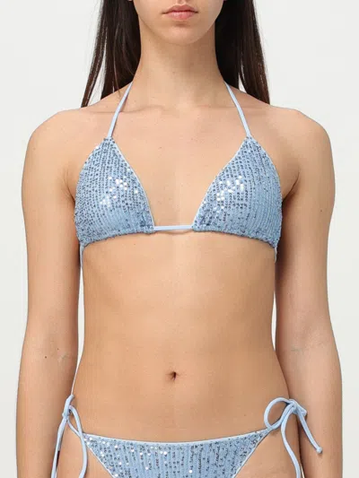 Mc2 Saint Barth Swimsuit  Woman Color Gnawed Blue