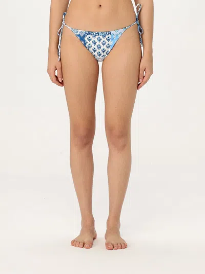 Mc2 Saint Barth Swimsuit  Woman Color Gnawed Blue
