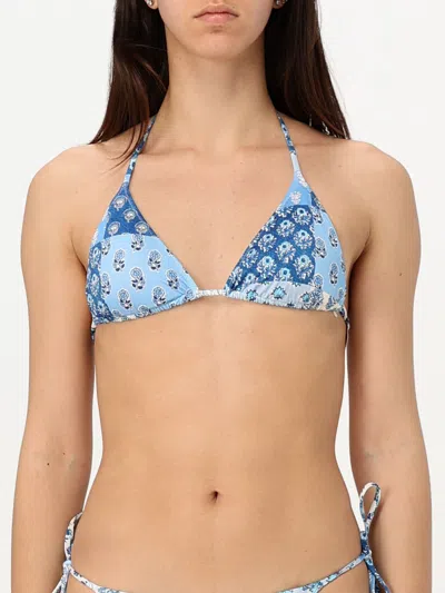 Mc2 Saint Barth Swimsuit  Woman Color Gnawed Blue
