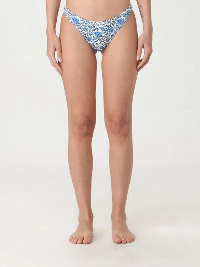 Mc2 Saint Barth Naomi Logo Patch Bikini Bottoms In Multi