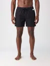 Mc2 Saint Barth Boxer Swim Shorts In Black