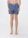 Mc2 Saint Barth Lighting Micro Octopus-print Swim Shorts In Blue