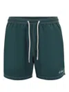 Mc2 Saint Barth Patmos Swims Shorts In Verde Scuro