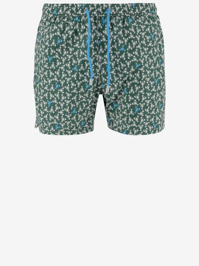 Mc2 Saint Barth All-over Print Swim Shorts In Multi