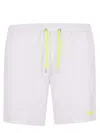 Mc2 Saint Barth Man Lightweight Fabric White Swim-shorts Lighting Pantone Pantone Special Edition