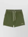 Mc2 Saint Barth Swimwear With Side Pockets And Back Pocket In Green