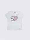 Mc2 Saint Barth T-shirt Kids Color Yellow Cream In Black