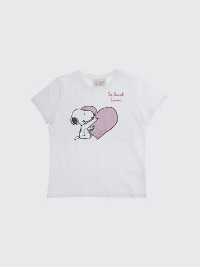 Mc2 Saint Barth T-shirt Kids Color Yellow Cream In Black