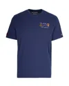 Mc2 Saint Barth T-shirt Arnott Warm Sole Wishy E Sei In Pole Position! Blu In Blue