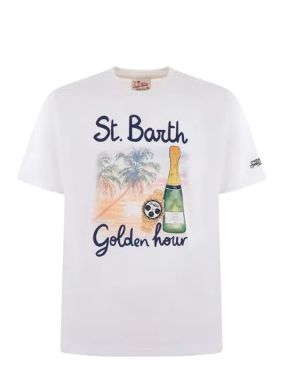 Mc2 Saint Barth T-shirt In Bianco