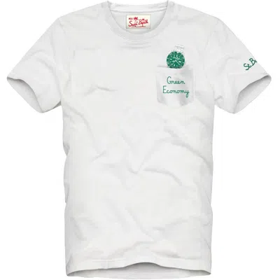 Mc2 Saint Barth T-shirt In Bianco
